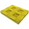 Lưới Pallet nhựa màu vàng trên cùng Pallet nhựa HDPE Euro cho hệ thống giá đỡ