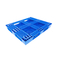 Pallet nhựa HDPE màu xanh lam Tải trọng động 1200KG 1200 × 1000 × 150mm