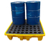 Pallet chứa thùng phuy hóa chất HDPE cho thùng phuy 55 gallon