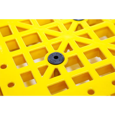 Nhiệm vụ nặng nề lớn HDPE bốn lối vào Pallet nhựa Euro 1200X1000X150mm
