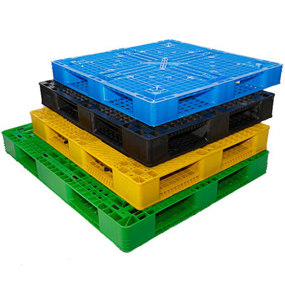 Lớn bốn lối vào bằng nhựa PVC Hai mặt Euro Pallet nhựa có thể xếp chồng lên nhau Có thể đảo ngược