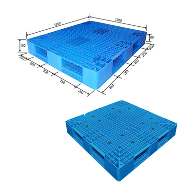 Pallet nhựa HDPE 1200 x 1200 mm Kích thước tiêu chuẩn Euro Nhiệm vụ nặng nề tại Trung Quốc